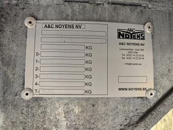 Noyens A4 KR 44 / 4 AXLE 32.000 KG / OPRIJ - MACHINE TRANSPORT